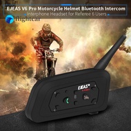flightcar  EJEAS V6 Pro 1200M Motorcycle Interphone Helmet for 6 Users