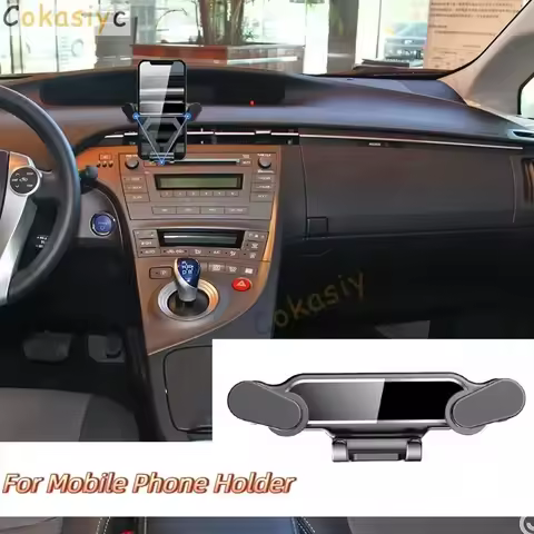 Gravity Car Phone Holder For Toyota Prius 3 2009 Air Vent Clip Mount Mobile Cell Phone Stand Univers