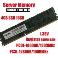 Server memory DDR3L 4GB 8GB 1333 1600MHz ECC REG 16GB ddr3 PC3L-12800R Register RDIMM RAM for server and X58 X79 motherboard