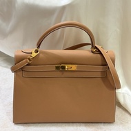 Hermès Kelly 32餅乾色 金扣 外縫