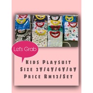 Kids Playsuit 2Y/4Y/6Y/8Y
