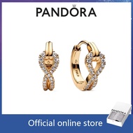 S925 sterling silver agent to purchase products birthday gift Infinite Lab-grown Diamond Pavé Hoop E