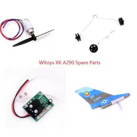 Wltoys XK A290 RC Airplaner Spare parts motor blade propeller Landing gear Receiving board Vertical