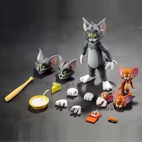 In Stock Original GT Cat Tomm Mouse Jeery Action Figures Anime Model Toys Gift