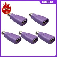 2pc/5pcs USB Adapter Converter Keyboard Mouse USB Female To PS2 PS/2 Male Usb Keyboard Mouse Accesso