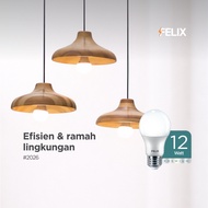 FELIX PREMIUM LED 12W Super Bright White 90% Economical E27 Light Bulb Equivalent to 160W 3 Year War