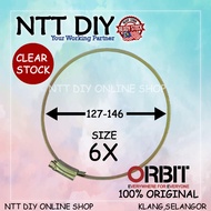 NTT DIY Orbit Hose Clip 127-146mm Zinc Plated Worm Drive Hose Clamp 6X [ Ready Stock ]