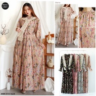 gamis ceruty rompi rajut import