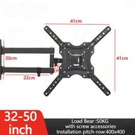 Retractable TV Wall Bracket 42-90Inch Heavy Duty Tilt Adjustable LED LCD Wall Mount TV Bracket