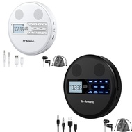 Multifunctional Discman CD Player with Bluetooth FM Headphones Repeater Learning Machine USB Stereo
