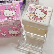 [DreamNest] Cartoon Ornament Cute Double Drawer Type Storage Box Desktop Cosmetics Jewelry Sundries 