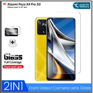 Riyanali_Shop PACKAGE 2IN1 Tempered Glass Clear Poco M4 Pro 4G, M4 Pro 5G, M3 Pro 5G, C40, F4 5G, F4
