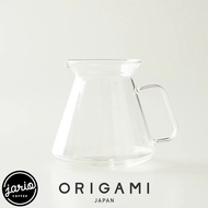 JARIO x ORIGAMI เหยือกเสิร์ฟกาแฟแก้ว (แท้จากญี่ปุ่น) ORIGAMI Glass Coffee Server with HARIO