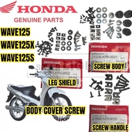 ORIGINAL HONDA WAVE125 WAVE125S WAVE125X ULTIMO WAVE125 S X BODY COVER SCREW SKRU SET SKRU COVER SET