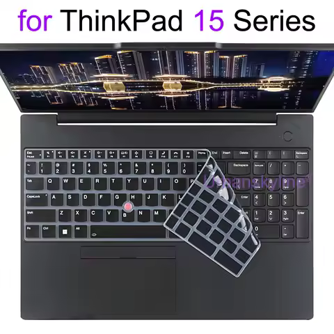 Keyboard Cover for Lenovo ThinkPad X9 15 E15 L15 P15 T15 P15s P15v T15g T15p P1 Gen 4 3 2 Silicone P