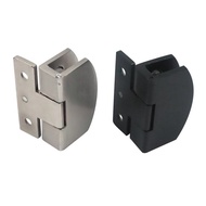 Hole-Free Glass Hinge Hinge Wine Cabinet Cabinet Glass Clip Display Cabinet Glass Door Hinge Glass C