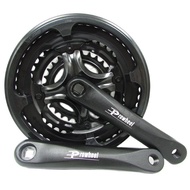 ProWheel 7/8/9 Speed MTB Bicycle Crank Set Crankset 28/38/42T 170mm Hollow Tooth Bike Folding Bike Basikal Crankset