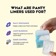 Moodfree Panty Liner Ultra Thin 15cm | Women Period Pad | Tuala Wanita | Pelapik Seluar Dalam | 卫生棉