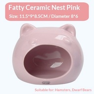 Sarang hamster, sarang kecil hamster emas, rumah tidur, rumah hamster, sarang tidur, sarang seramik.