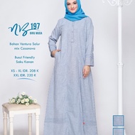 Gamis Nibras NB 197/gamis Nibras/Busana muslim/Dress wanita