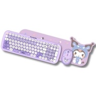 現貨▸行貨 ▸限量版 Sanrio Kuromi ｜玉桂狗 x TAPPY+ 限量版無線鍵盤及滑鼠套裝 CP-KB02-KURO
