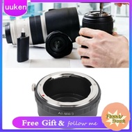 Uukendh Aluminum Alloy Lens Mount Adapter Converter Ring Manual Control MF Camera for F to M4/3 Disa