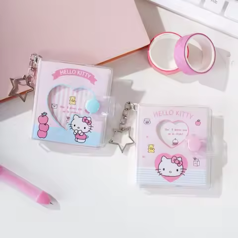 Genuine Sanrio Hello Kitty Pocket Notebook Cartoon Kt Cat Stationery Supplies School Office Study Jo