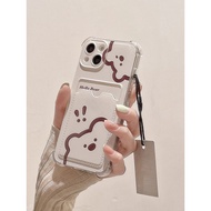Pop Fancy Bear Strap Casing Oppo A3 A3X C71 C75 Reno 11F 5G C67 C65 C53 C51 C51S A60 C61 C63 C11 202