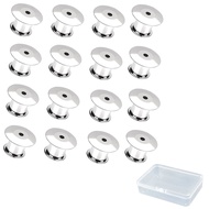 8/16/32pcs Metal Pin Backs Locking Pin Keepers Clasp Needle Back Enamel Pin Backs Jewelry Making Pin