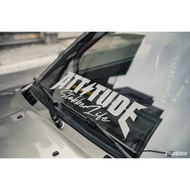 STABBER Attitude Front Bumper Sticker [Sticker]