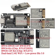 2-5Pcs BW16-Kit RTL8720DN BW16 BW20-12F-Kit BW20 RTL8711 Dual-band WiFi Bluetooth-compat Ble 5.0 Wif