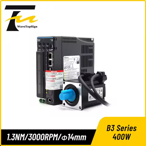 Delta B3 400W Servo motor Kits ASD-B3-0421-L ECM-B3M-C20604RS1/SS1 Replacement for B2 Series 400W AC
