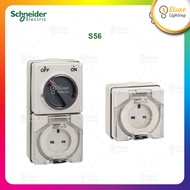 SCHNEIDER S56 SERIES S56C313GY/S56SO313GY SWITCHED SOCKETS