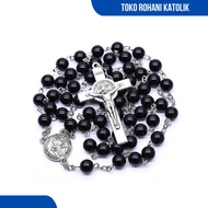 BENEDICT ROSARY NECKLACE (SYNTHETIC PEARL) CATHOLIC ROSARY NECKLACE/ BENEDICT ROSARY/ SPIRITUAL NECK