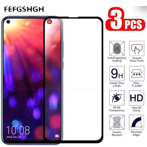 Tempered Glass For Huawei Honor 20 20i Screen Protector Full Cover Safety 9H Protective Glass On Hon