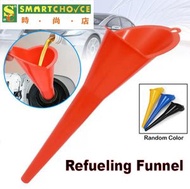 時尚店 - 加油漏斗（隨機顏色）（塑膠長頸）（水/汽油/冷卻液/機油的漏斗）（摩托車和汽車使用）