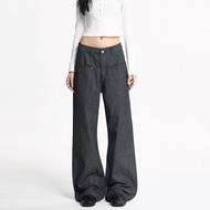 seluar bootcut woman jeans women seluar jeans perempuan Fashionable Retro Stripe Casual Pants - Wome