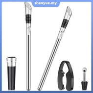 Bottle Chiller Rod Stainless Steel Wine Cooler Stick Wine Chiller Stick With Stopper for White Wine 