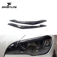 E70 X5 Carbon Fiber Headlight Eyelid Covers for BMW E70 X5 2007-2013