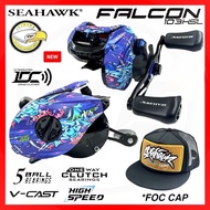 25"Seahawk Falcon 103HS-L (Kiri) Baitcasting Reel (free gift 🎁 1 Cap)