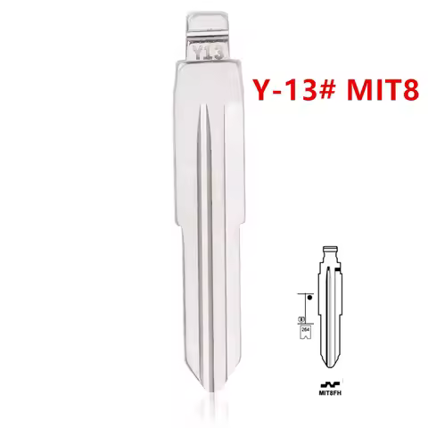 10pcs Y-13 Y13 13#, MIT8 MIT8FH KEYDIY Universal Remotes Flip Key Blade for Mitsubishi