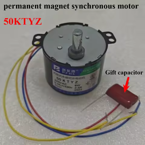 50KTYZ Permanent Magnet Synchronous Motor AC220V 2.5-50R/Min Low Speed Reducer Motors with Controlla