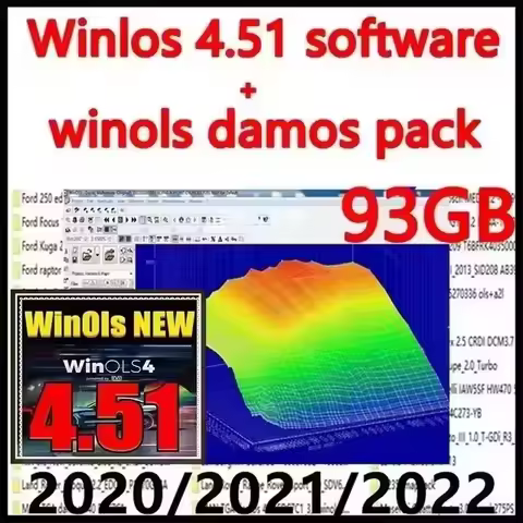 Neueste winols 4,7 93gb winols damos big pack (neu) 1,61 1,2 5,3 ecm titan mit immo service tool v2.