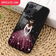 [N05] SoftCase Glass Kaca Oppo A76 / A96 - Case Hp Oppo A76 / A96 -