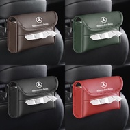 Car Tissue Box PU Leather Tssue Box Holder for Mercedes Benz W202 AMG W203 G63 C Coupe E200 GLB E B 