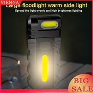 Magnetic LED Flashlight EDC Pocket Flashlight Flat Flashlight for Camping Hiking