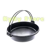 Sukiyaki Pan 22 cm - Sukiyaki Nabe - Cooking Pot Cast Iron - Cast Iron 22 cm