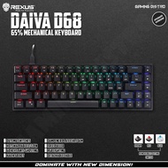 Rexus Daiva RX D-68 RGB Black Case - 65% Mini Mechanical Keyboard