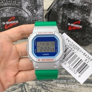 100% ORIGINAL CASIO G-SHOCK DW-5600EU-8A3 silver metallic vibrant green, orange, or blue.
