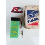 Battery acu accu motor 6 VOLT v 6v GN4A-4D 6N4 yamaha l2s l2sn L2super L2 g super sn s l2g yb100 yl2